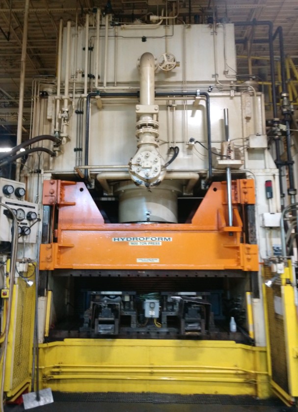 Erie 1600 Ton Hydraulic Press, Machine ID:9216